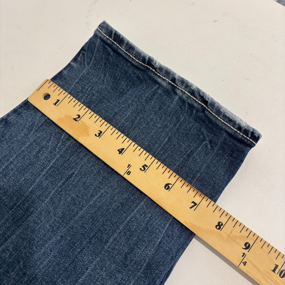 Vigoss Chelsea Boyfriend Blue Jeans Women 20 Distressed Embroidered Heritage - Picture 11 of 13